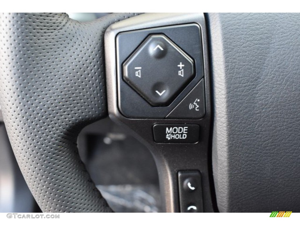 2019 Toyota Tacoma TRD Off-Road Double Cab 4x4 Black Steering Wheel Photo #131754196