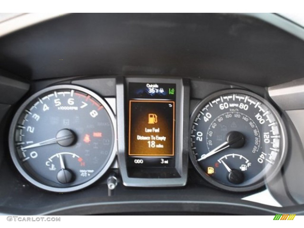 2019 Toyota Tacoma TRD Off-Road Double Cab 4x4 Gauges Photo #131754229