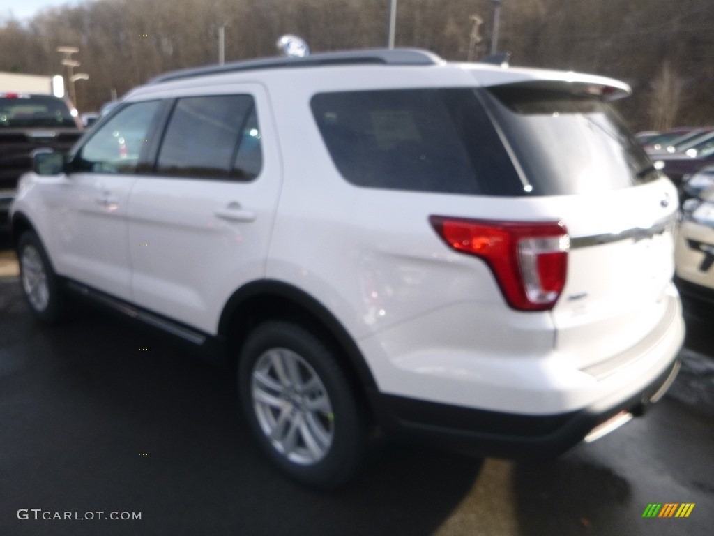 2019 Explorer XLT 4WD - White Platinum / Medium Black photo #6