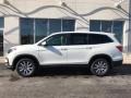 2019 White Diamond Pearl Honda Pilot EX-L AWD  photo #2