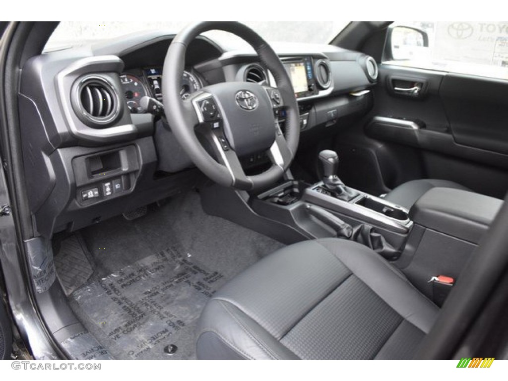 Black Interior 2019 Toyota Tacoma TRD Off-Road Double Cab 4x4 Photo #131756455
