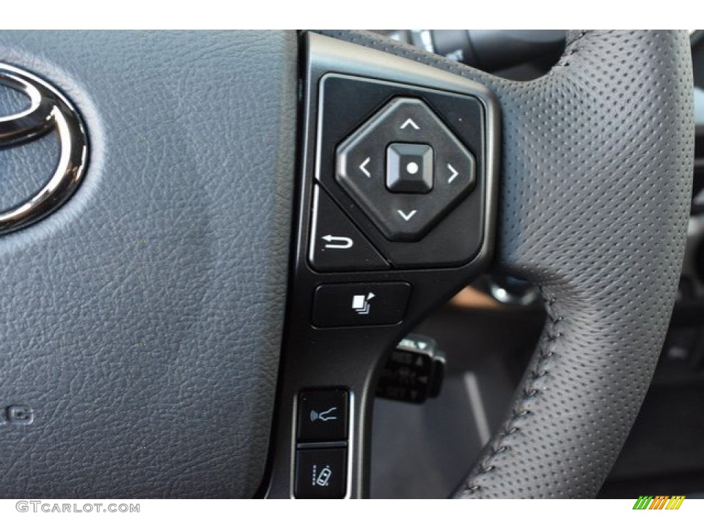 2019 Toyota Tacoma TRD Sport Double Cab 4x4 TRD Graphite Steering Wheel Photo #131757425