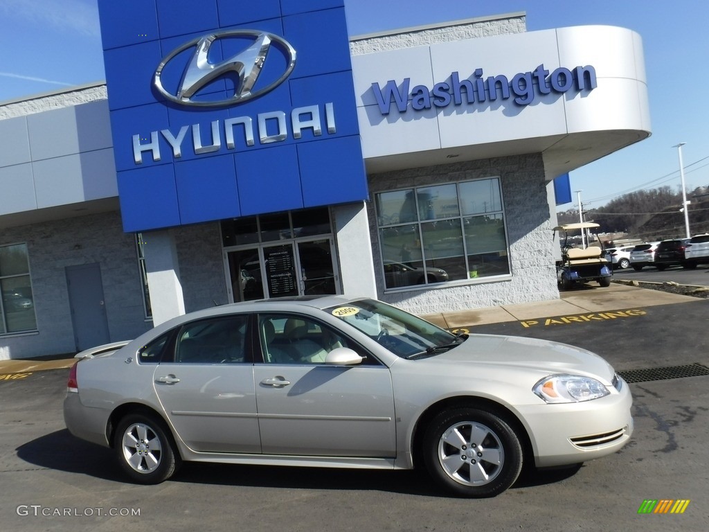 2009 Impala LT - Gold Mist Metallic / Neutral photo #2