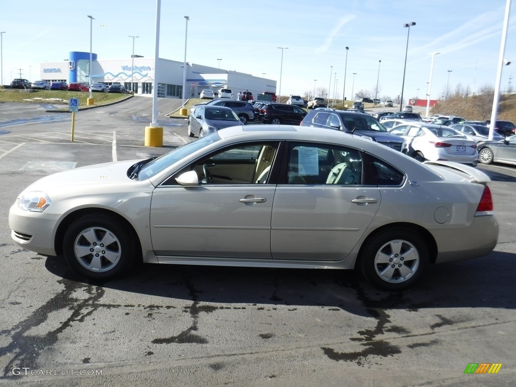 2009 Impala LT - Gold Mist Metallic / Neutral photo #8