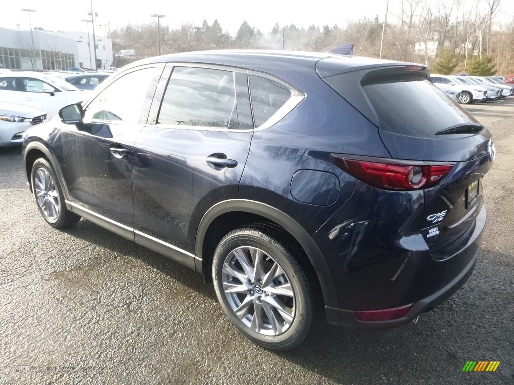 2019 CX-5 Grand Touring AWD - Deep Crystal Blue Mica / Black photo #6