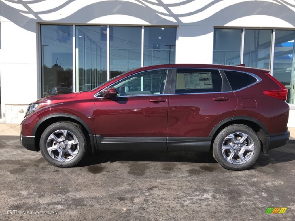 2019 CR-V EX-L AWD - Basque Red Pearl II / Gray photo #2