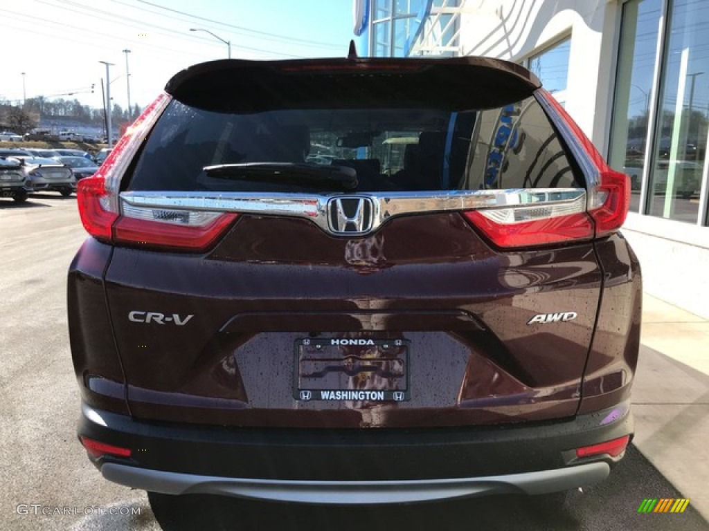 2019 CR-V EX-L AWD - Basque Red Pearl II / Gray photo #7