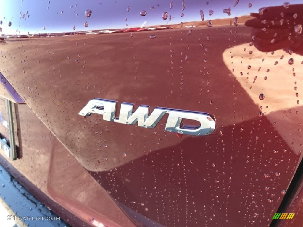 2019 CR-V EX-L AWD - Basque Red Pearl II / Gray photo #8