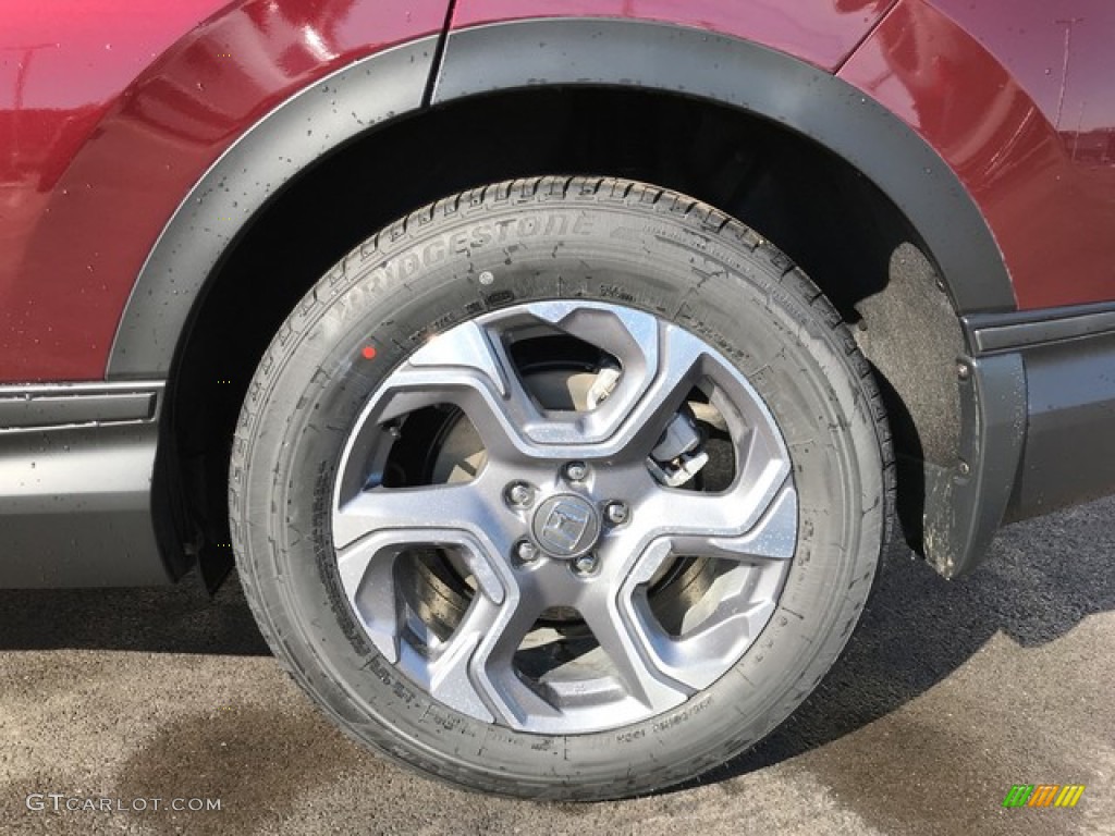 2019 CR-V EX-L AWD - Basque Red Pearl II / Gray photo #11