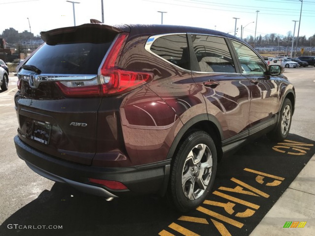 2019 CR-V EX-L AWD - Basque Red Pearl II / Gray photo #6