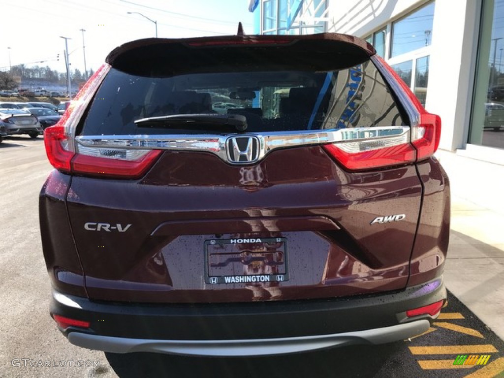 2019 CR-V EX-L AWD - Basque Red Pearl II / Gray photo #7