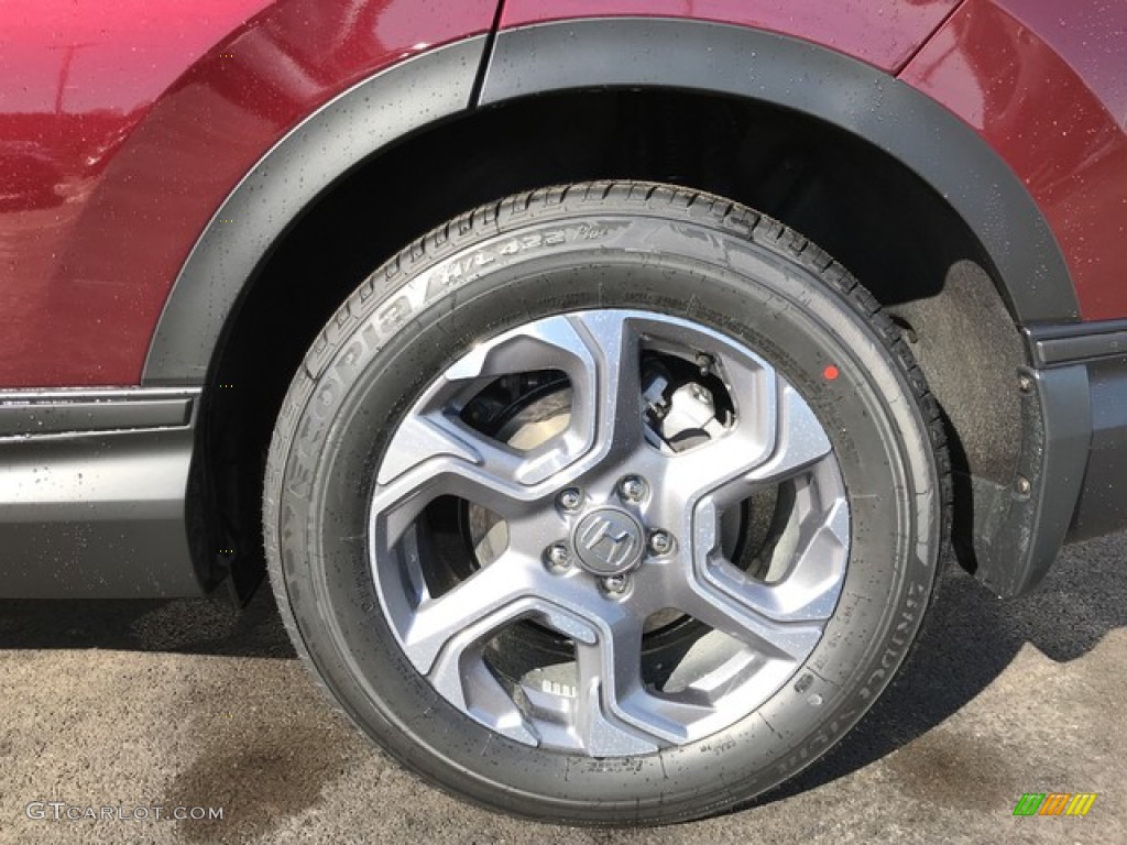 2019 CR-V EX-L AWD - Basque Red Pearl II / Gray photo #11