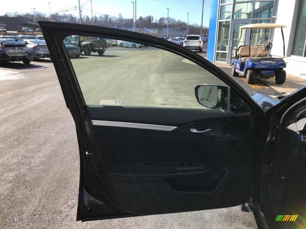 2019 Civic EX Sedan - Crystal Black Pearl / Black photo #12