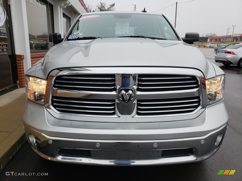 2017 1500 Big Horn Crew Cab 4x4 - Bright Silver Metallic / Black/Diesel Gray photo #59