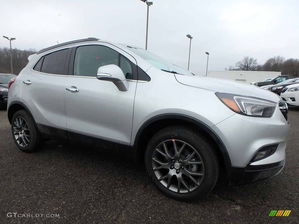 Quicksilver Metallic 2019 Buick Encore Sport Touring AWD Exterior Photo #131764022