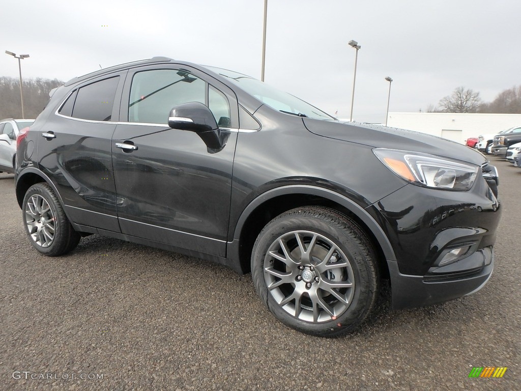 Ebony Twilight Metallic 2019 Buick Encore Sport Touring AWD Exterior Photo #131765147