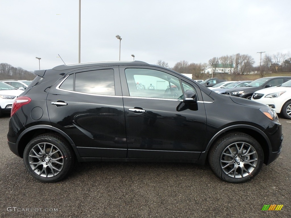Ebony Twilight Metallic 2019 Buick Encore Sport Touring AWD Exterior Photo #131765180