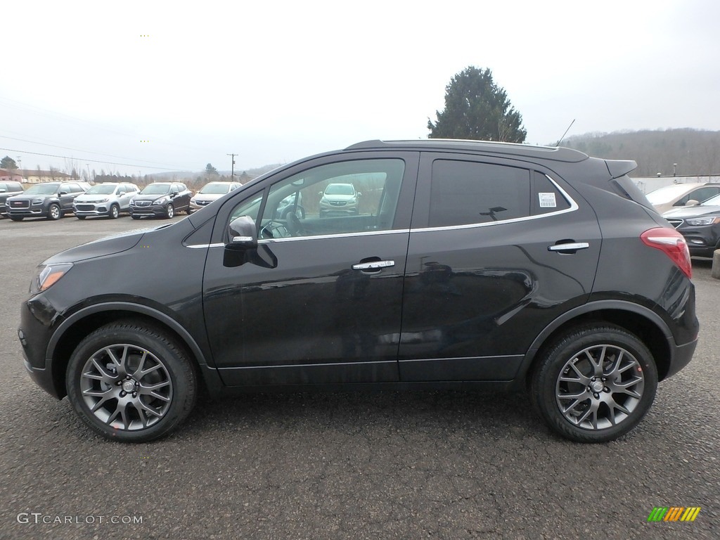 Ebony Twilight Metallic 2019 Buick Encore Sport Touring AWD Exterior Photo #131765330