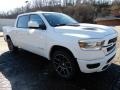 2019 Bright White Ram 1500 Laramie Crew Cab 4x4  photo #7