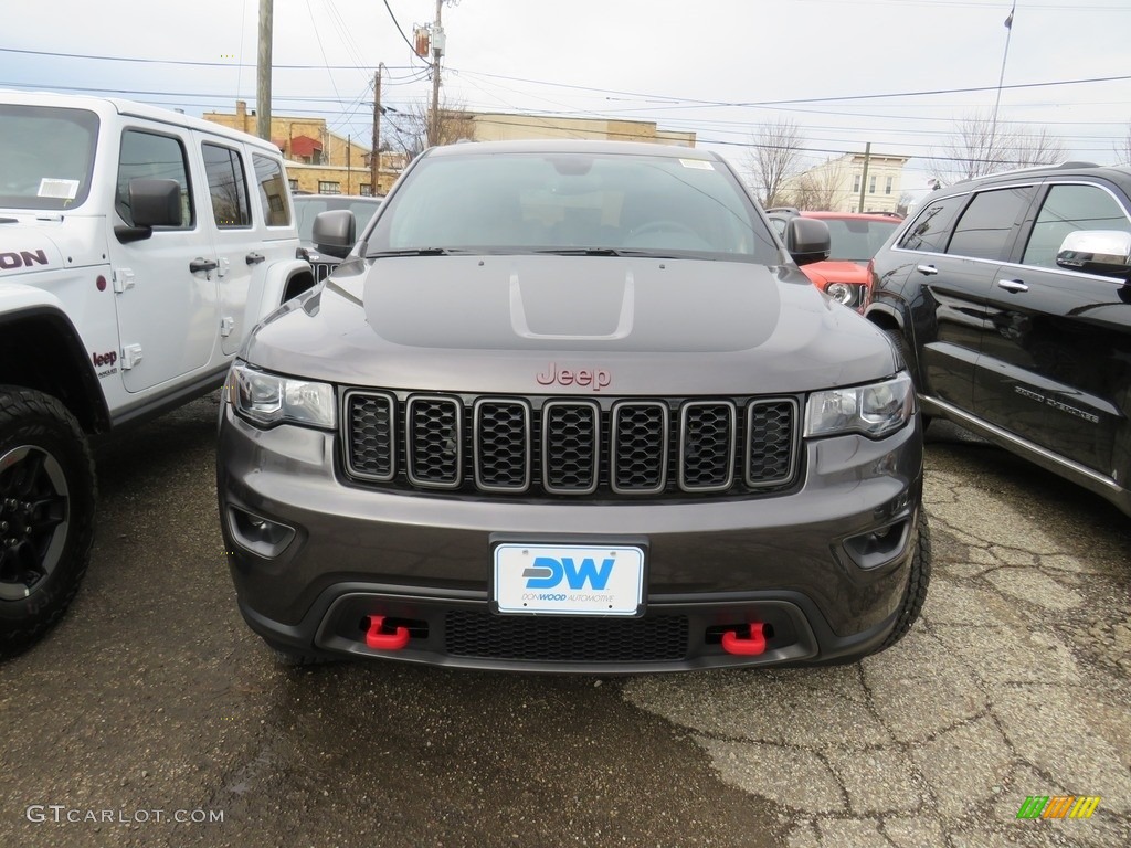 2019 Grand Cherokee Trailhawk 4x4 - Granite Crystal Metallic / Black photo #9