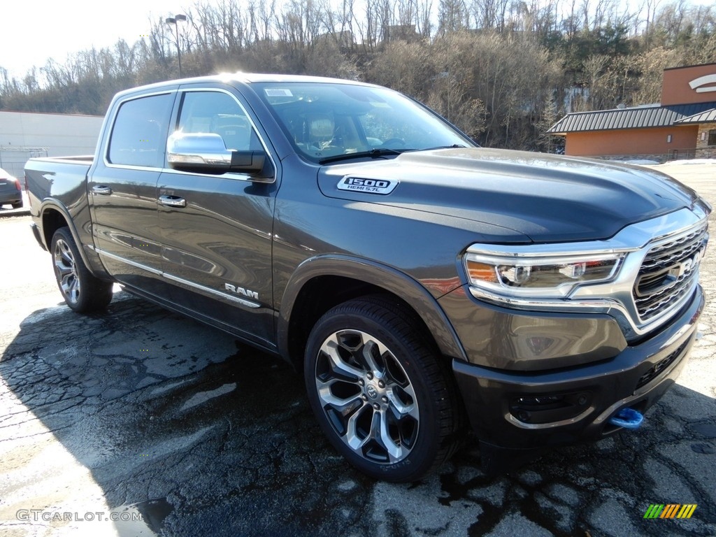 2019 1500 Limited Crew Cab 4x4 - Granite Crystal Metallic / Indigo/Frost photo #7