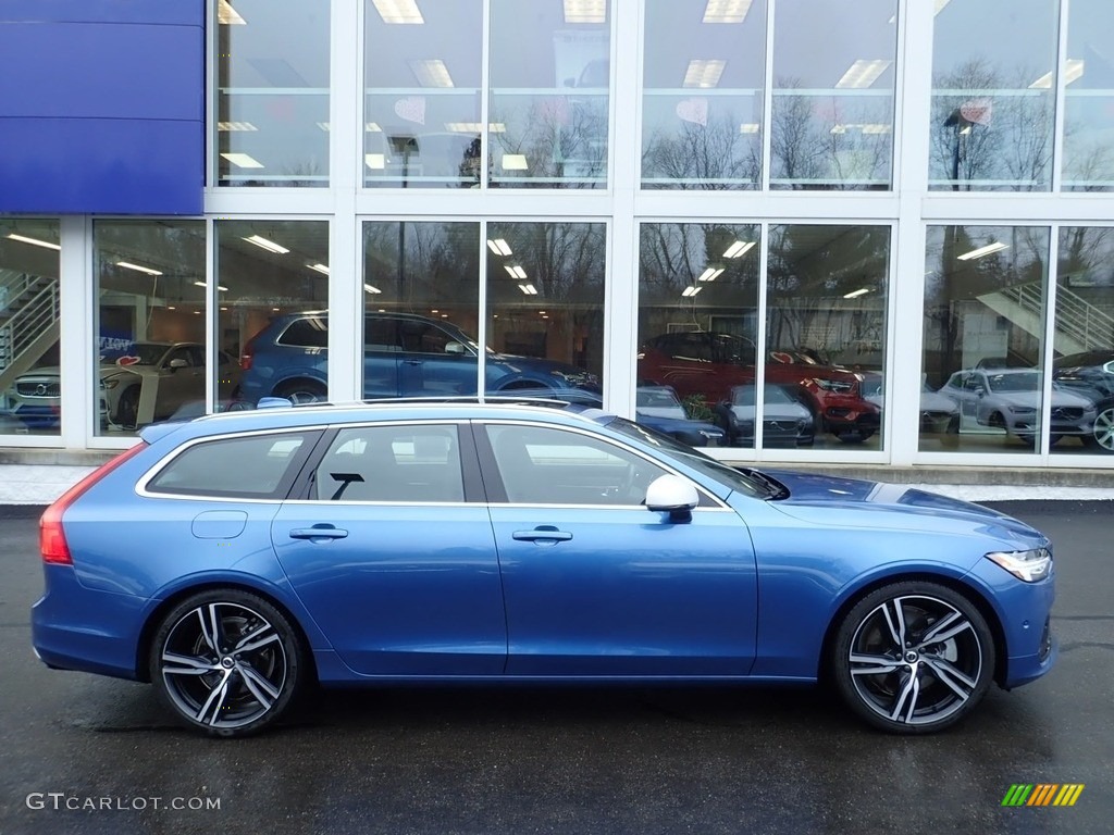 Bursting Blue Metallic 2018 Volvo V90 T6 AWD Exterior Photo #131769323