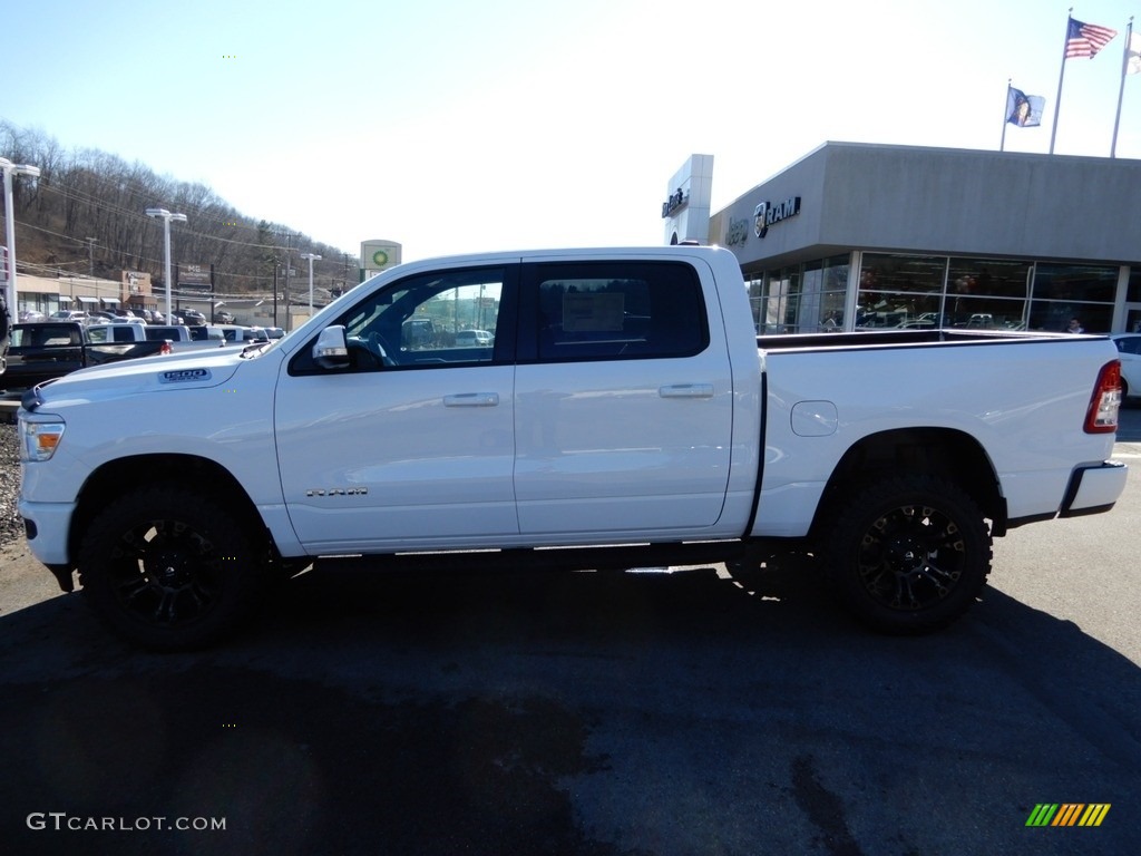 2019 1500 Big Horn Crew Cab 4x4 - Bright White / Black photo #2