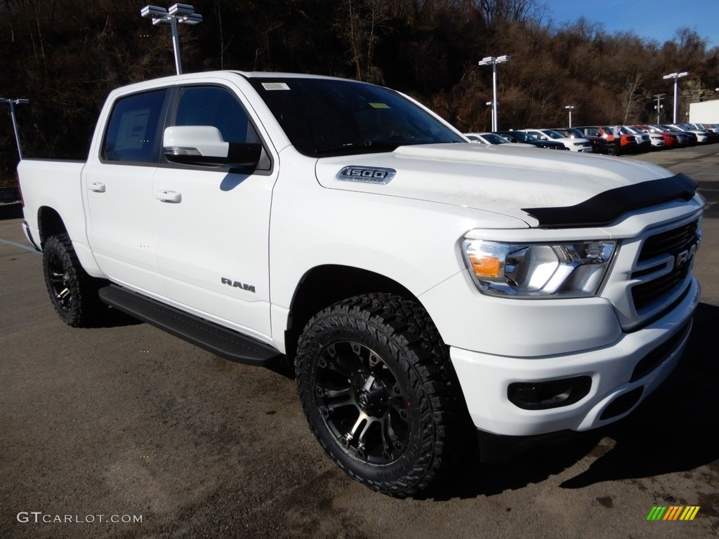 2019 1500 Big Horn Crew Cab 4x4 - Bright White / Black photo #7