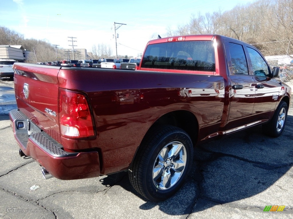 2019 1500 Classic Express Quad Cab 4x4 - Delmonico Red Pearl / Black/Diesel Gray photo #6