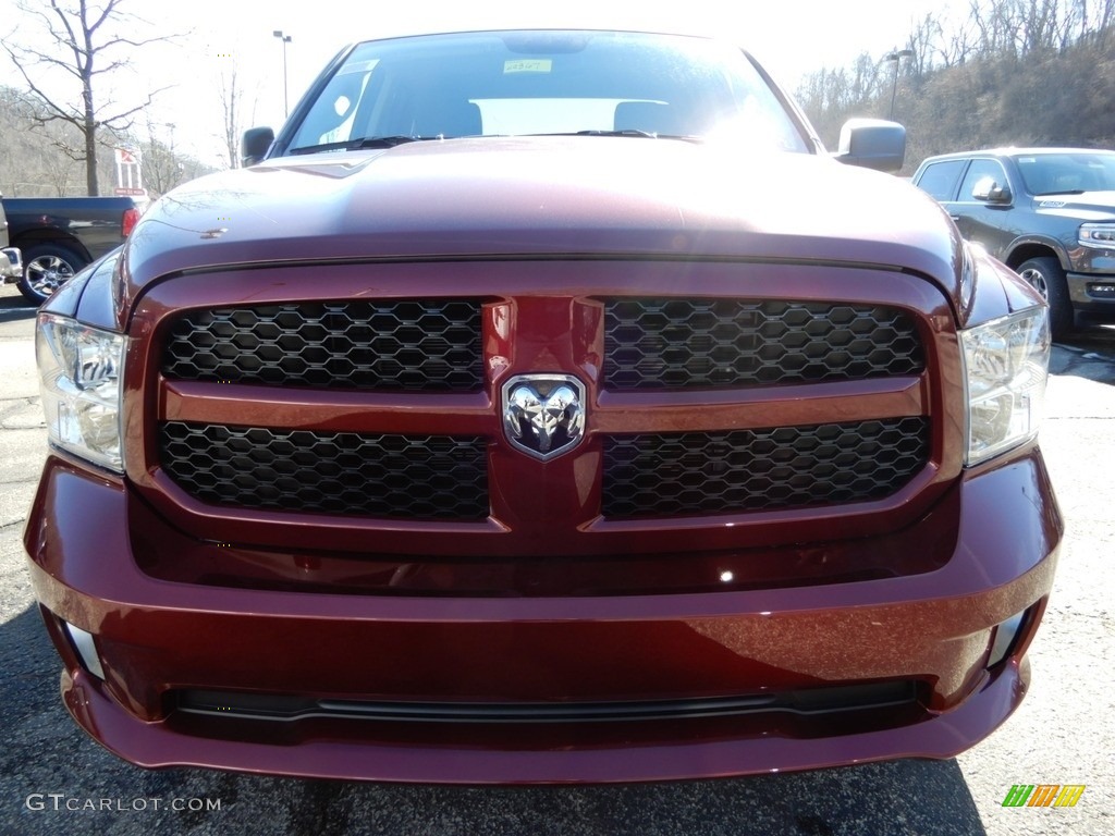 2019 1500 Classic Express Quad Cab 4x4 - Delmonico Red Pearl / Black/Diesel Gray photo #9