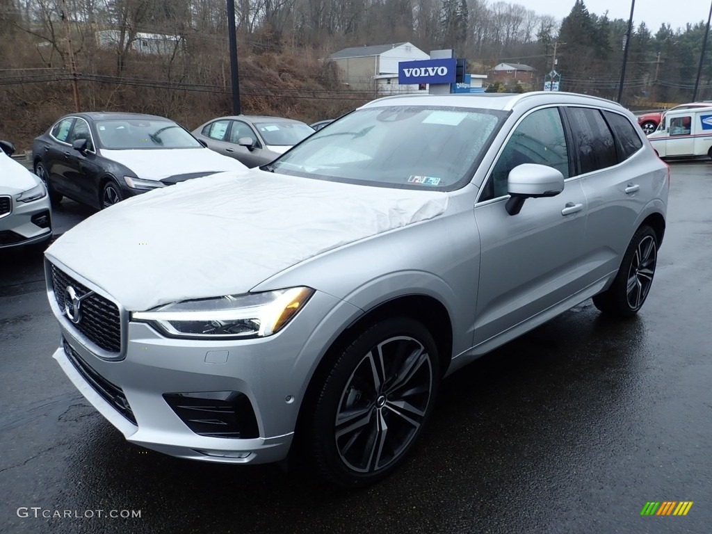 Bright Silver Metallic 2019 Volvo XC60 T5 AWD R-Design Exterior Photo #131771447
