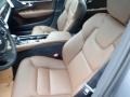 2019 Volvo S90 Maroon Brown Interior Front Seat Photo