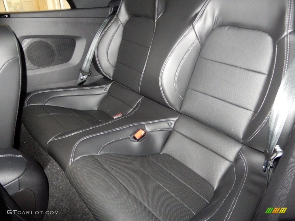 Ebony Interior 2019 Ford Mustang EcoBoost Premium Convertible Photo #131773085