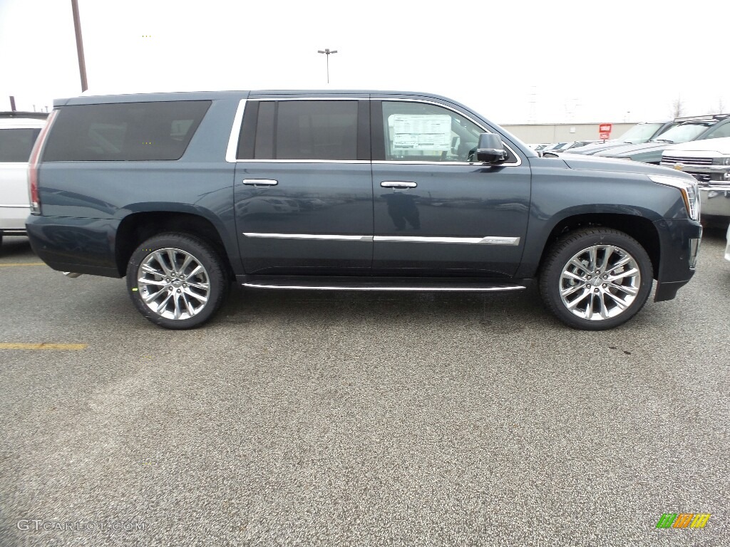 Shadow Metallic 2019 Cadillac Escalade ESV Luxury 4WD Exterior Photo #131773301