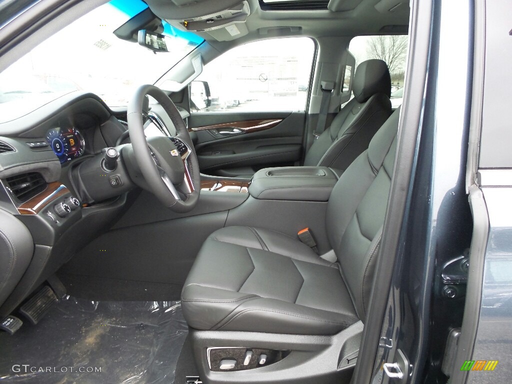Jet Black Interior 2019 Cadillac Escalade ESV Luxury 4WD Photo #131773331