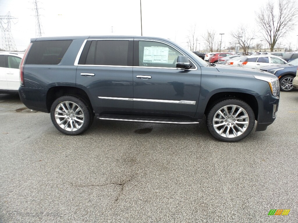Shadow Metallic 2019 Cadillac Escalade Luxury 4WD Exterior Photo #131773511