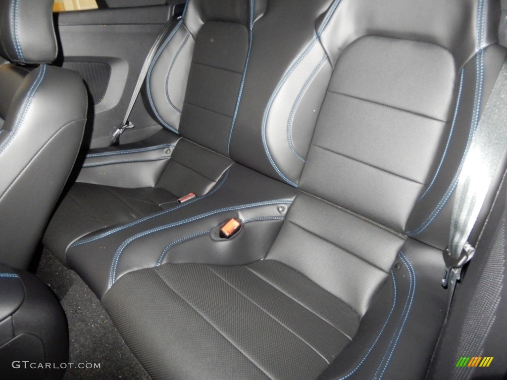 Midnight Blue/Grabber Blue Stitch Interior 2019 Ford Mustang GT Premium Convertible Photo #131773832