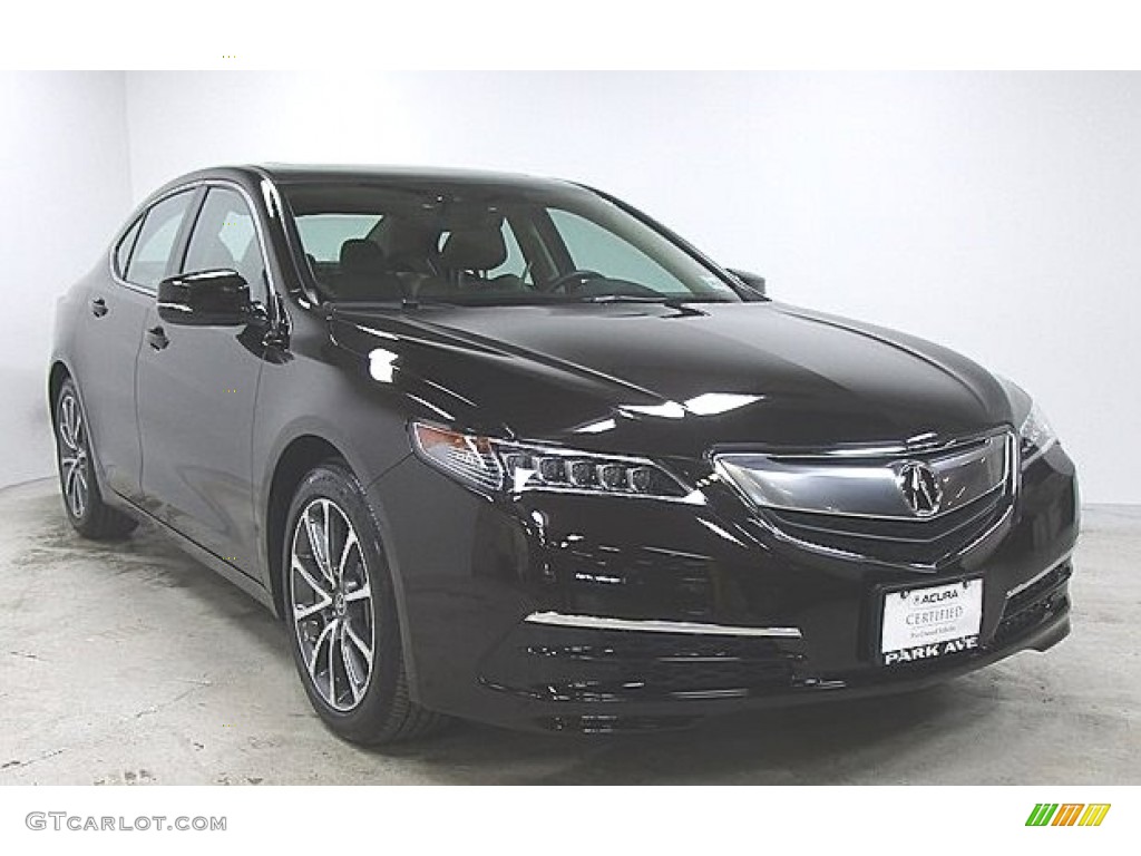 2017 TLX V6 Technology Sedan - Black Copper Pearl / Parchment photo #4