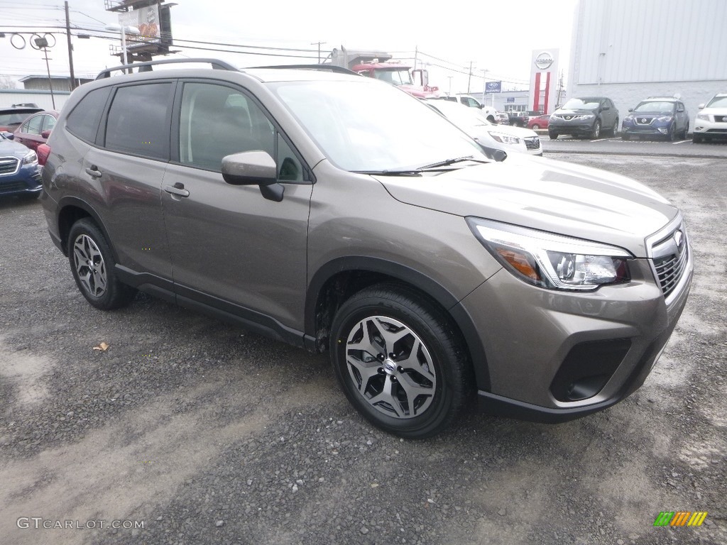 2019 Forester 2.5i Premium - Sepia Bronze Metallic / Black photo #1