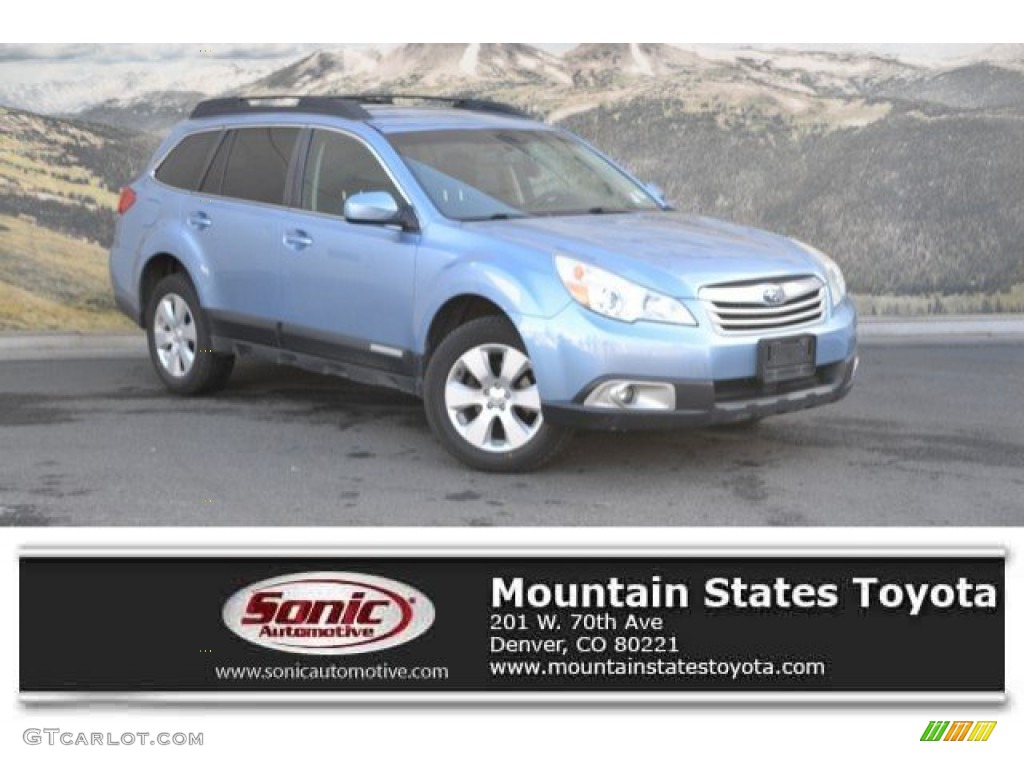 Sky Blue Metallic Subaru Outback