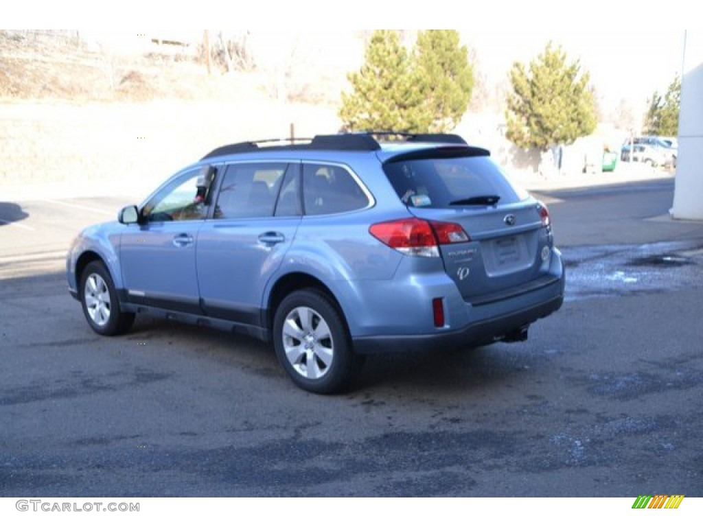 2011 Outback 2.5i Premium Wagon - Sky Blue Metallic / Off Black photo #4