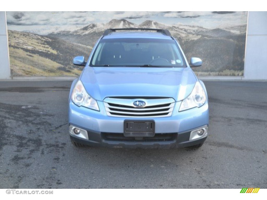 2011 Outback 2.5i Premium Wagon - Sky Blue Metallic / Off Black photo #8