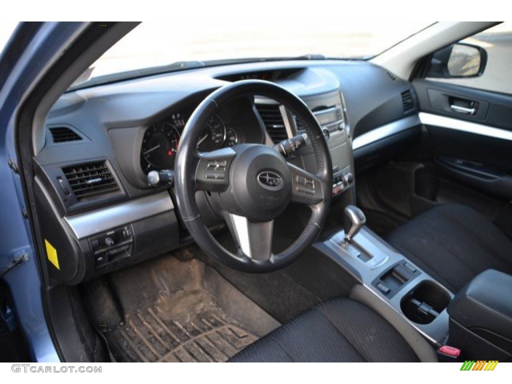 2011 Outback 2.5i Premium Wagon - Sky Blue Metallic / Off Black photo #10