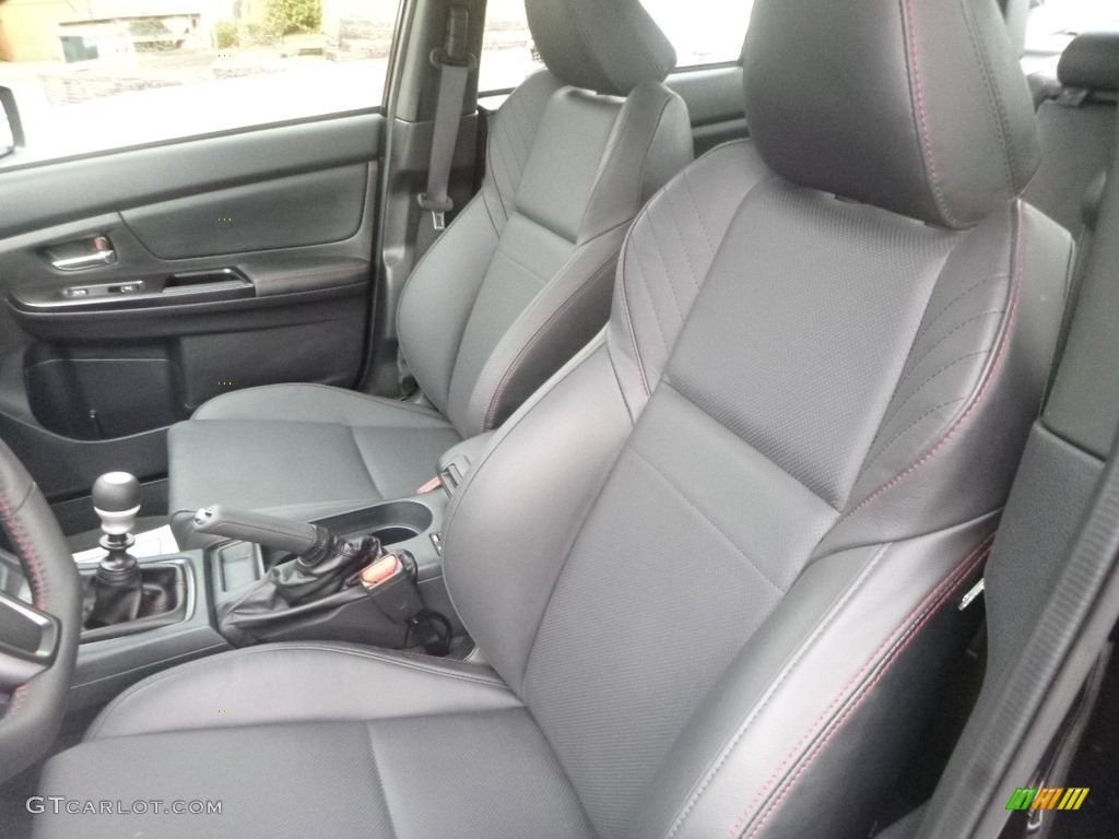 Carbon Black Interior 2019 Subaru WRX Limited Photo #131780123