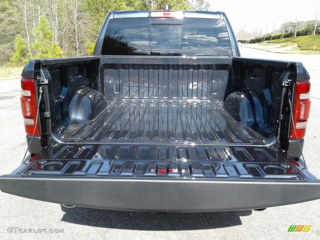 2019 1500 Laramie Crew Cab 4x4 - Maximum Steel Metallic / Black photo #13