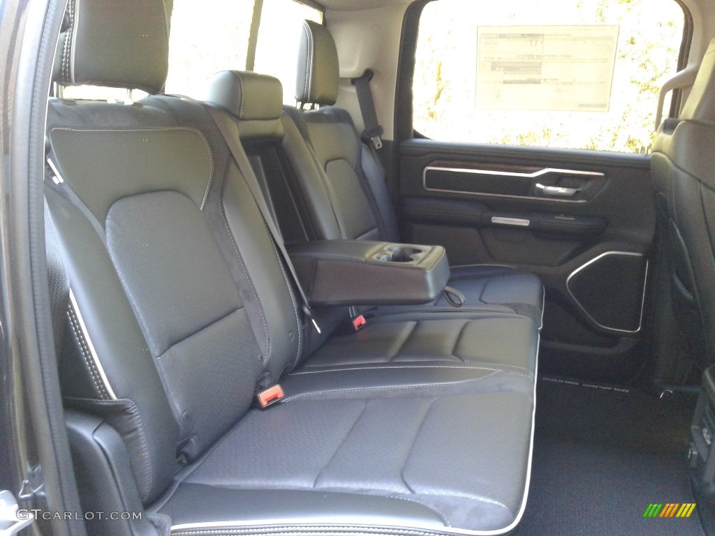 2019 1500 Laramie Crew Cab 4x4 - Maximum Steel Metallic / Black photo #14