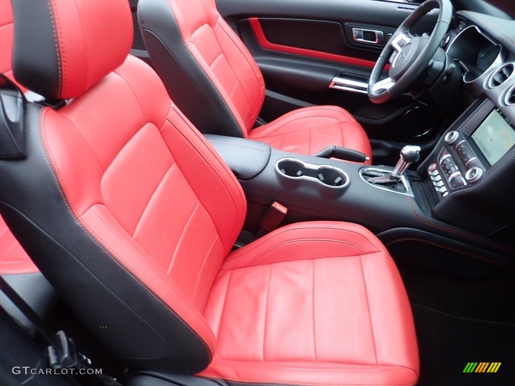 Showstopper Red Interior 2018 Ford Mustang Ecoboost Premium