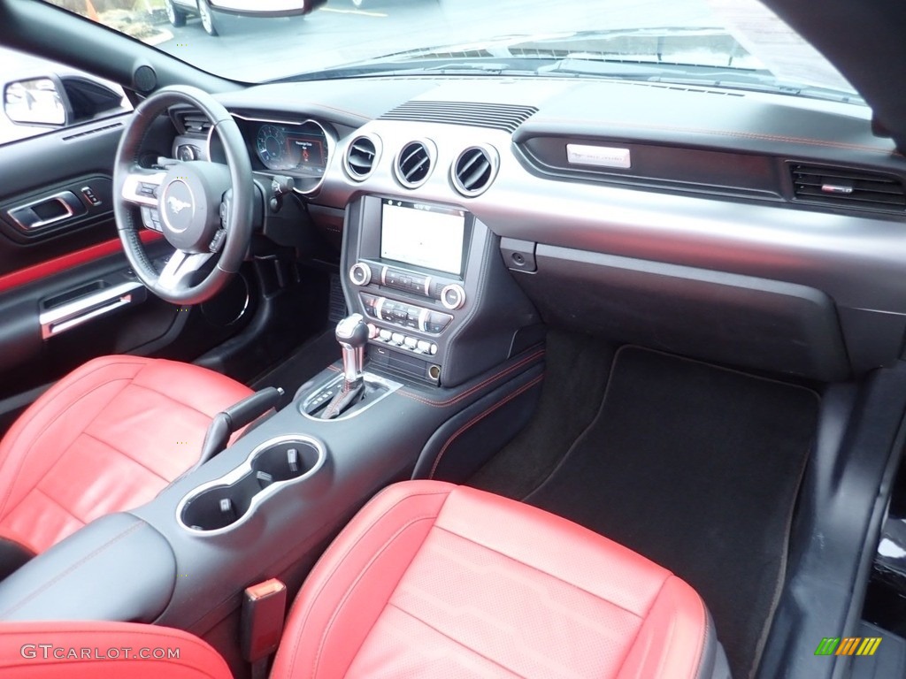 2018 Mustang EcoBoost Premium Convertible - Shadow Black / Showstopper Red photo #11