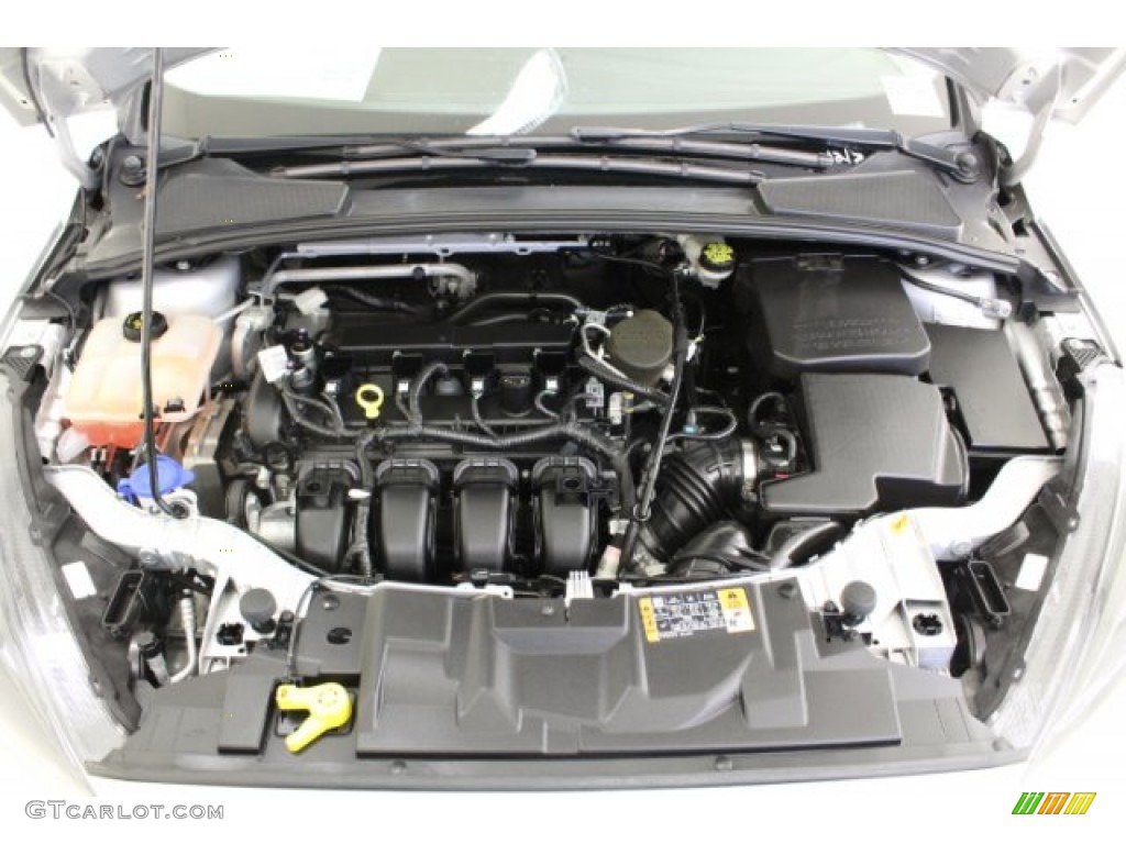 2015 Focus SE Hatchback - Ingot Silver Metallic / Charcoal Black photo #32