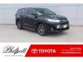 2019 Midnight Black Metallic Toyota Highlander XLE  photo #1